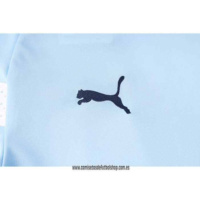 Chandal del Manchester City 22-23 Manga Corta Azul